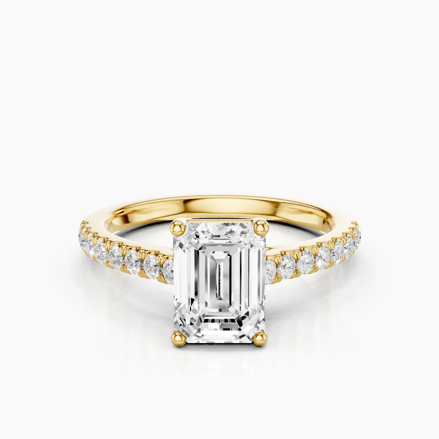 Elysia Anello di Fidanzamento Trellis Pavè Sublime con Diamanti Lab Grown