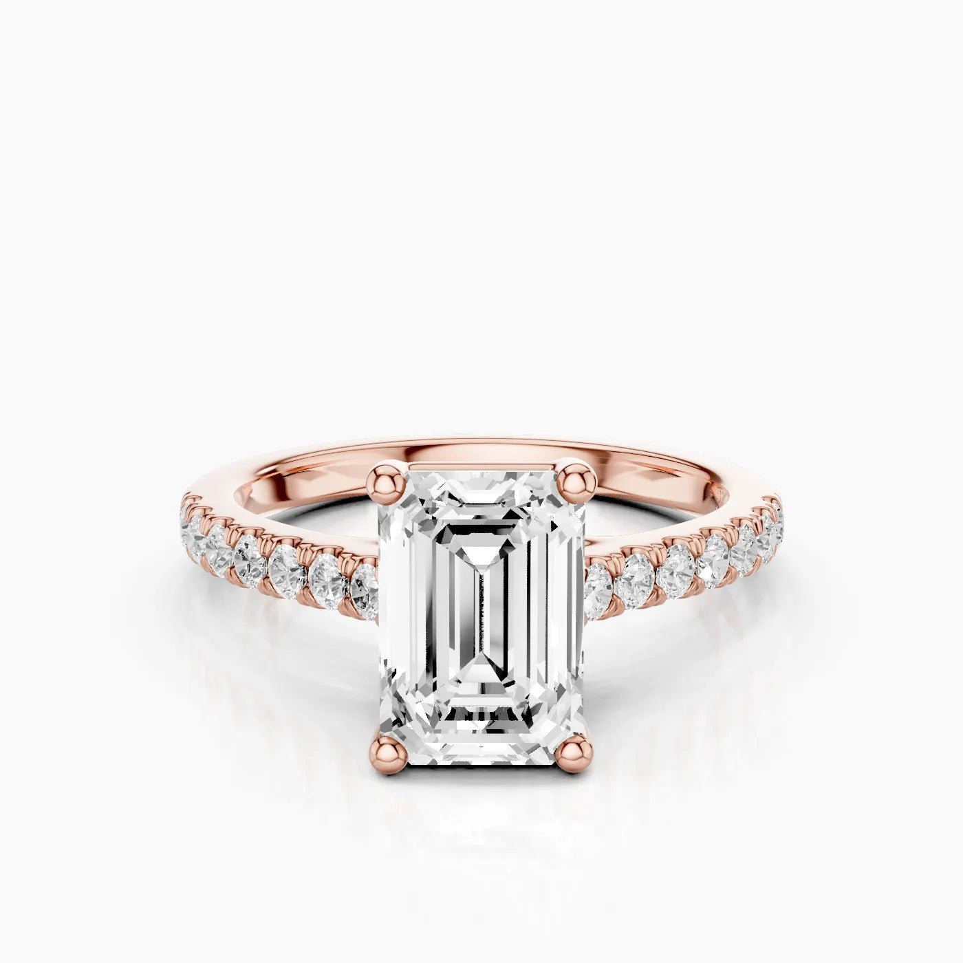 Elysia Anello di Fidanzamento Trellis Pavè Sublime con Diamanti Lab Grown