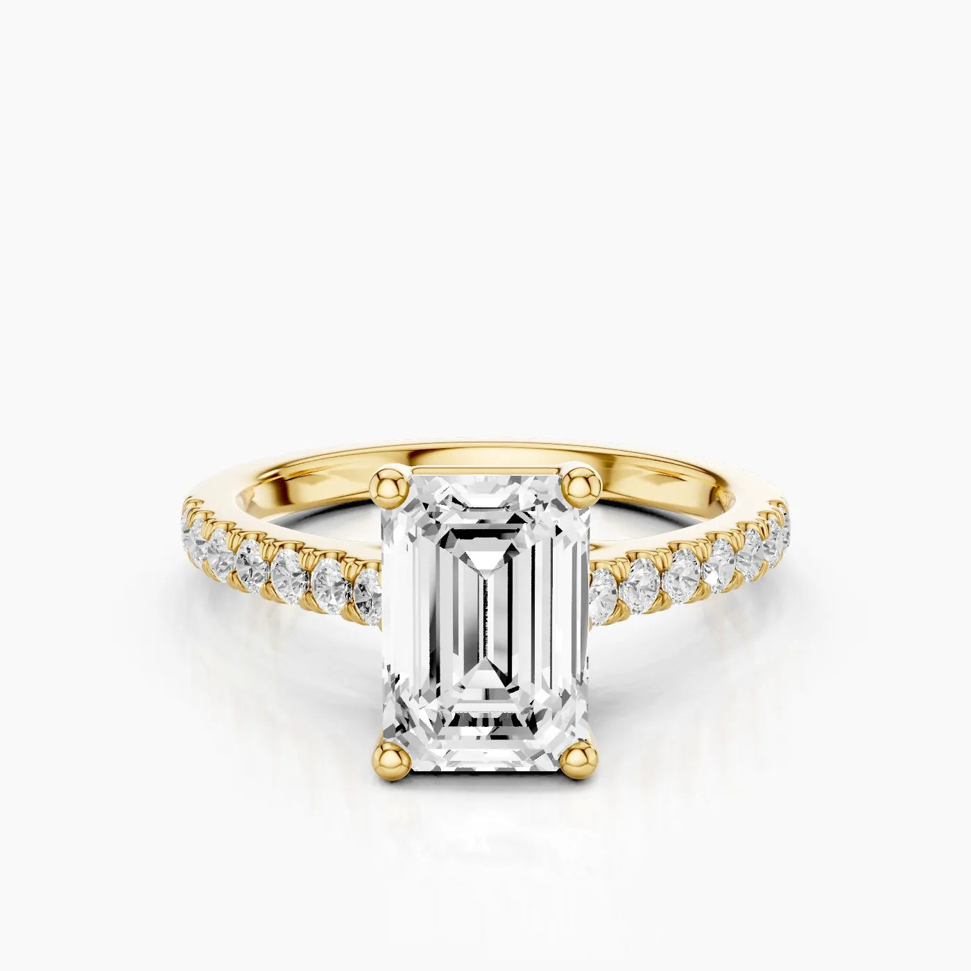 Elysia Anello di Fidanzamento Trellis Pavè Sublime con Diamanti Lab Grown