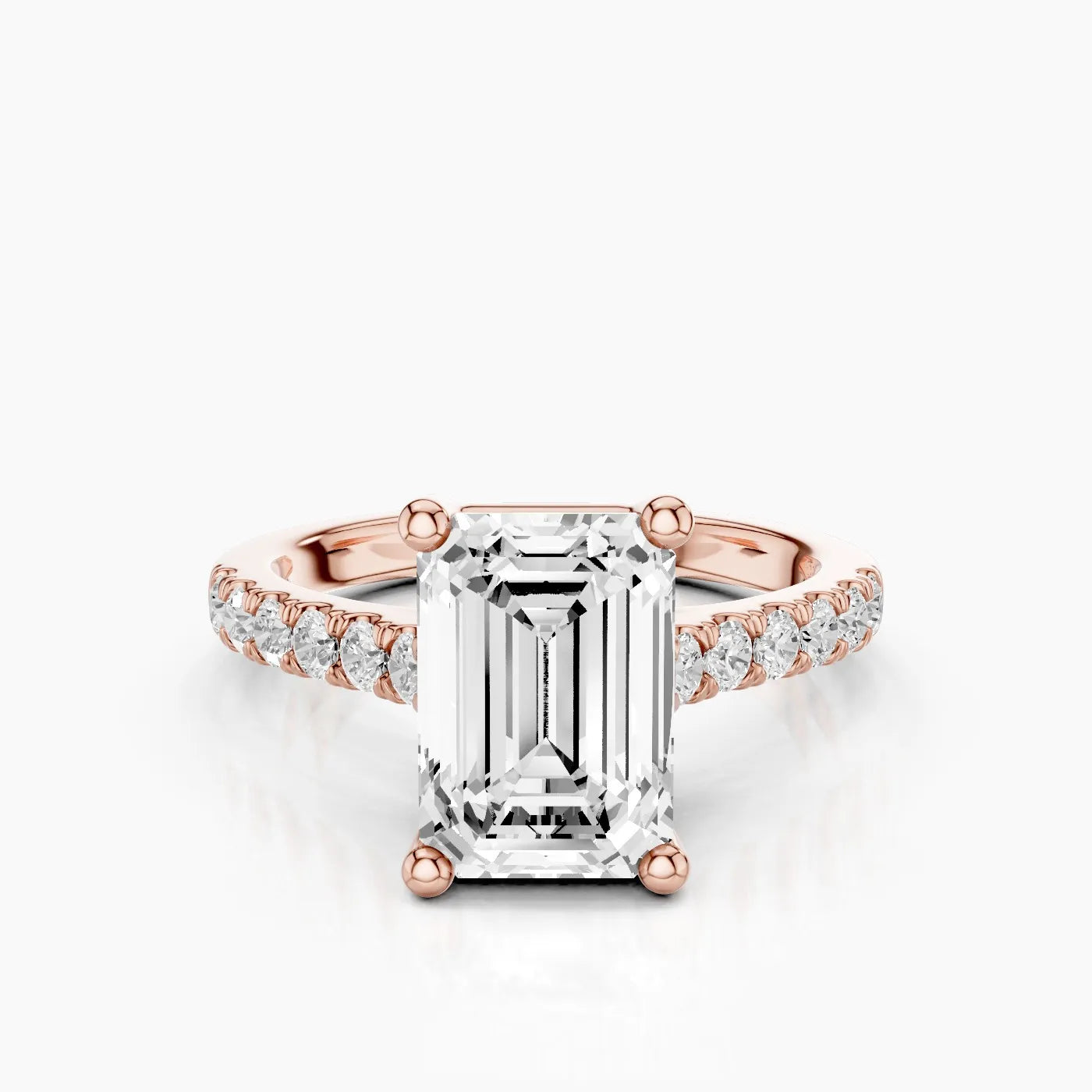 Elysia Anello di Fidanzamento Trellis Pavè Sublime con Diamanti Lab Grown