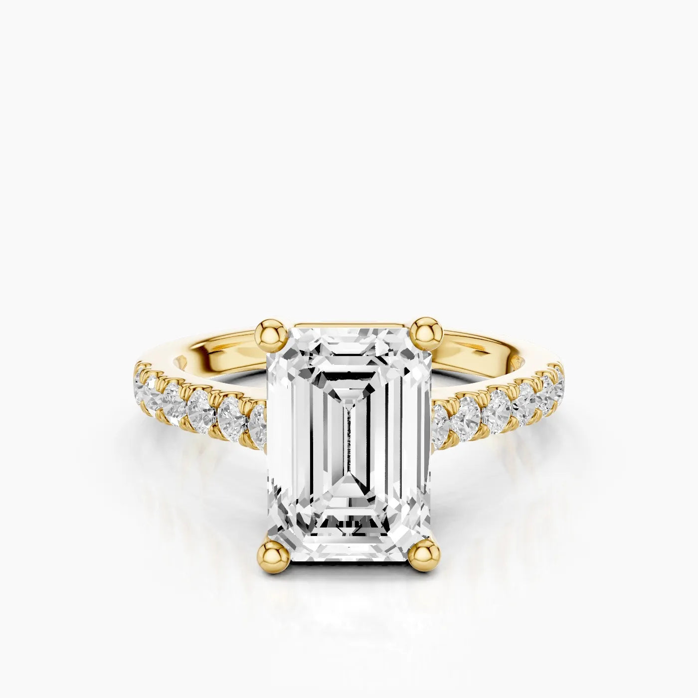 Elysia Anello di Fidanzamento Trellis Pavè Sublime con Diamanti Lab Grown