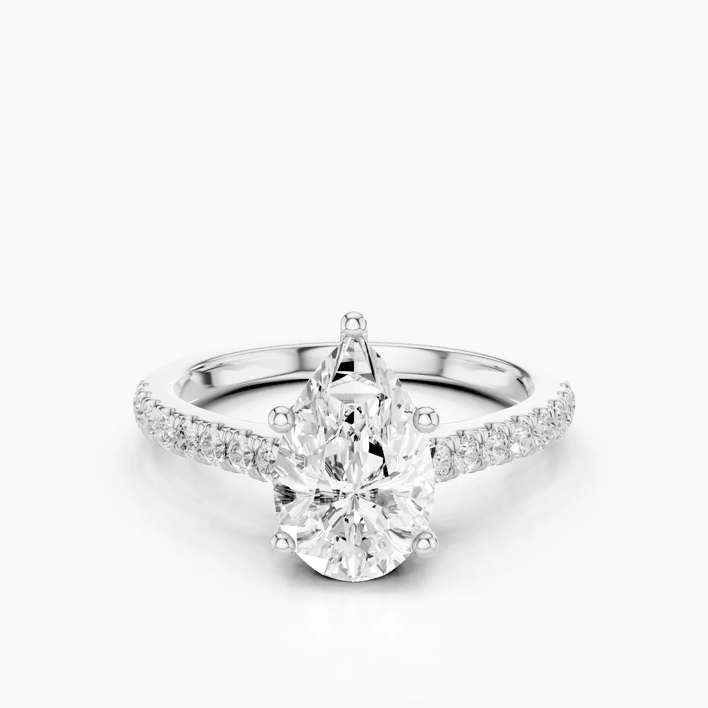 Elysia Anello di Fidanzamento Trellis Pavè Sublime con Diamanti Lab Grown