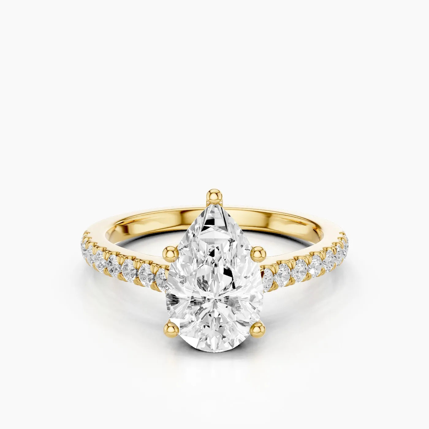 Elysia Anello di Fidanzamento Trellis Pavè Sublime con Diamanti Lab Grown
