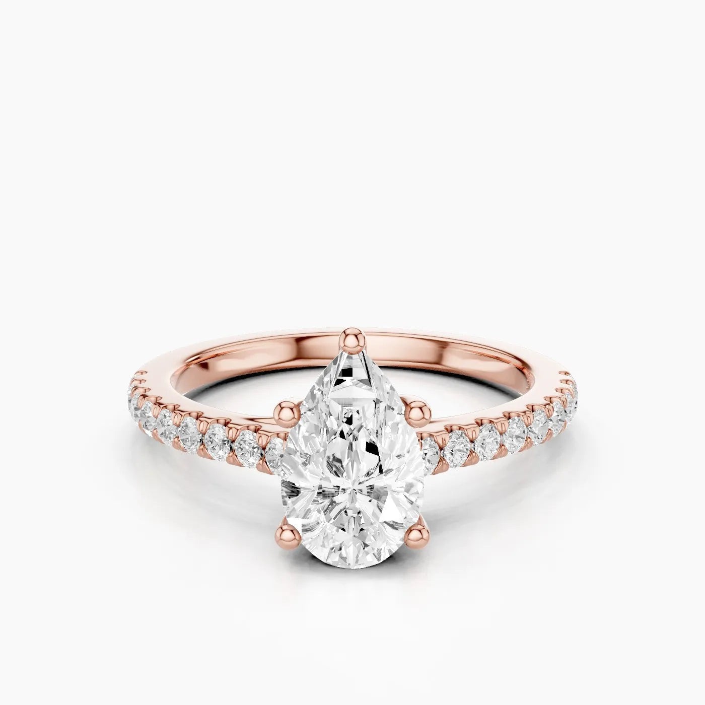 Elysia Anello di Fidanzamento Trellis Pavè Sublime con Diamanti Lab Grown