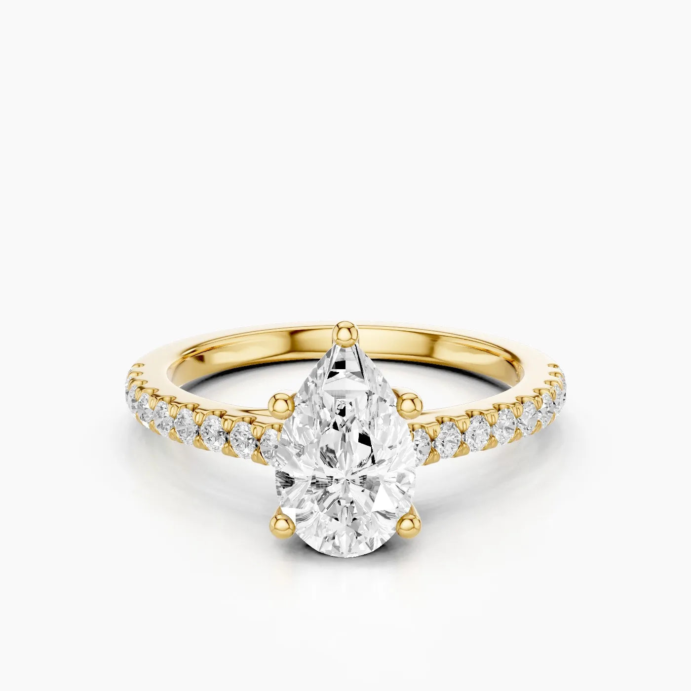 Elysia Anello di Fidanzamento Trellis Pavè Sublime con Diamanti Lab Grown