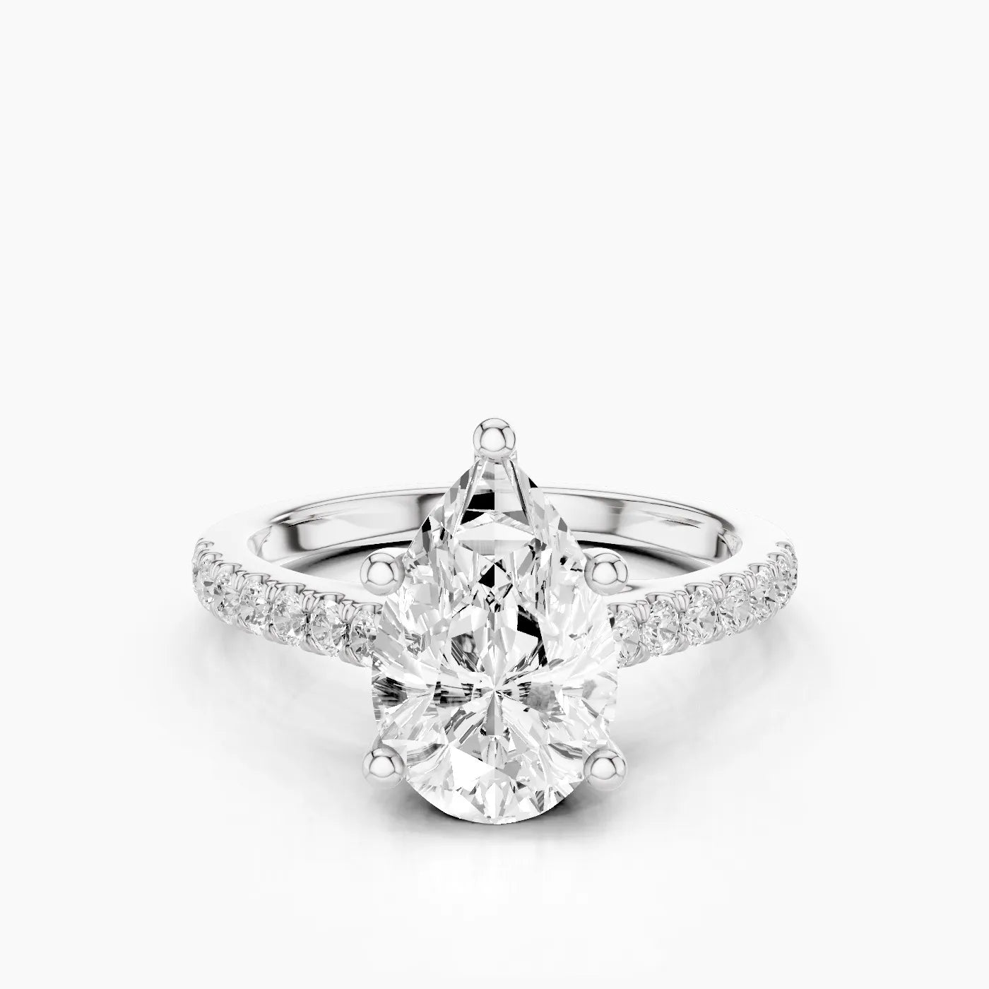 Elysia Anello di Fidanzamento Trellis Pavè Sublime con Diamanti Lab Grown