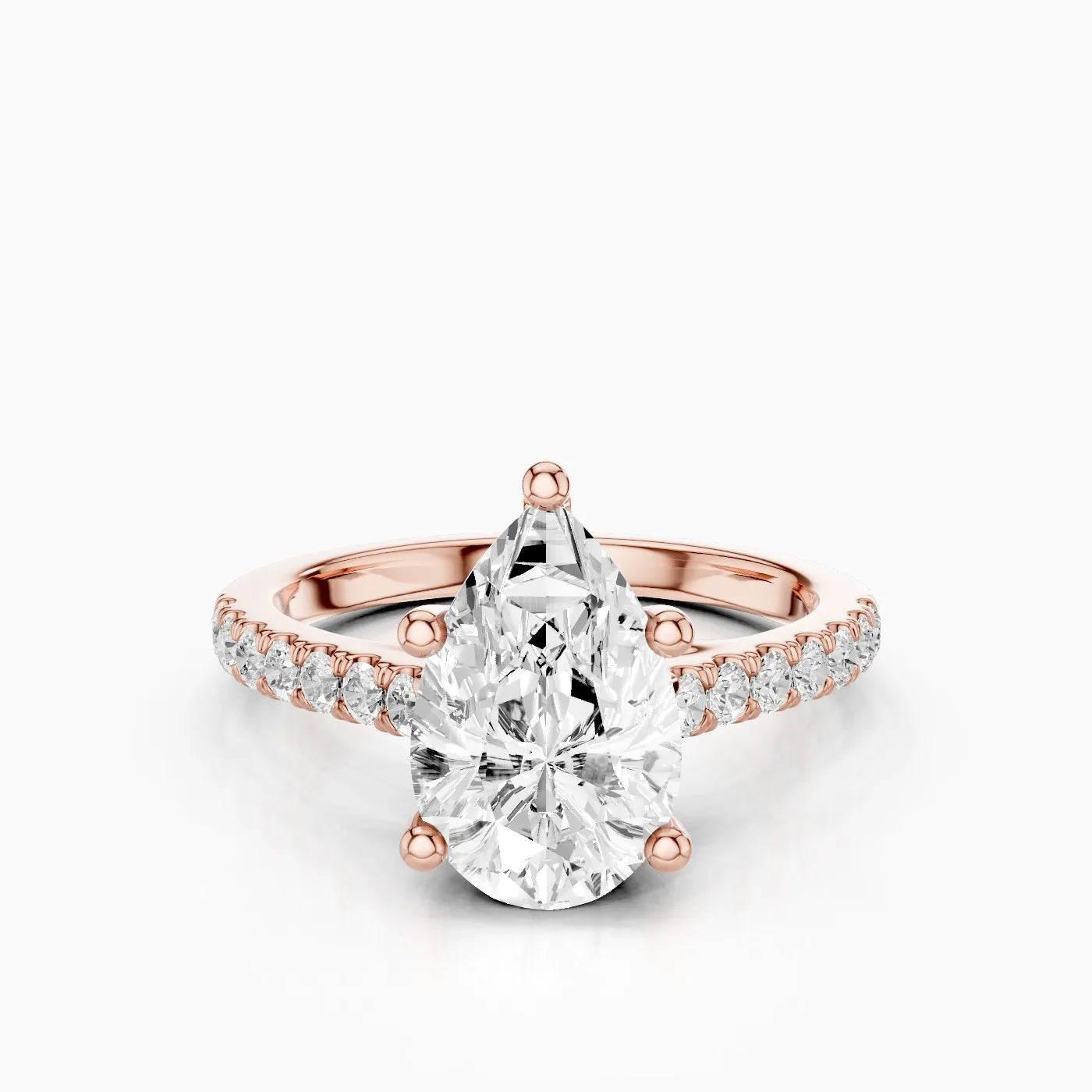 Elysia Anello di Fidanzamento Trellis Pavè Sublime con Diamanti Lab Grown