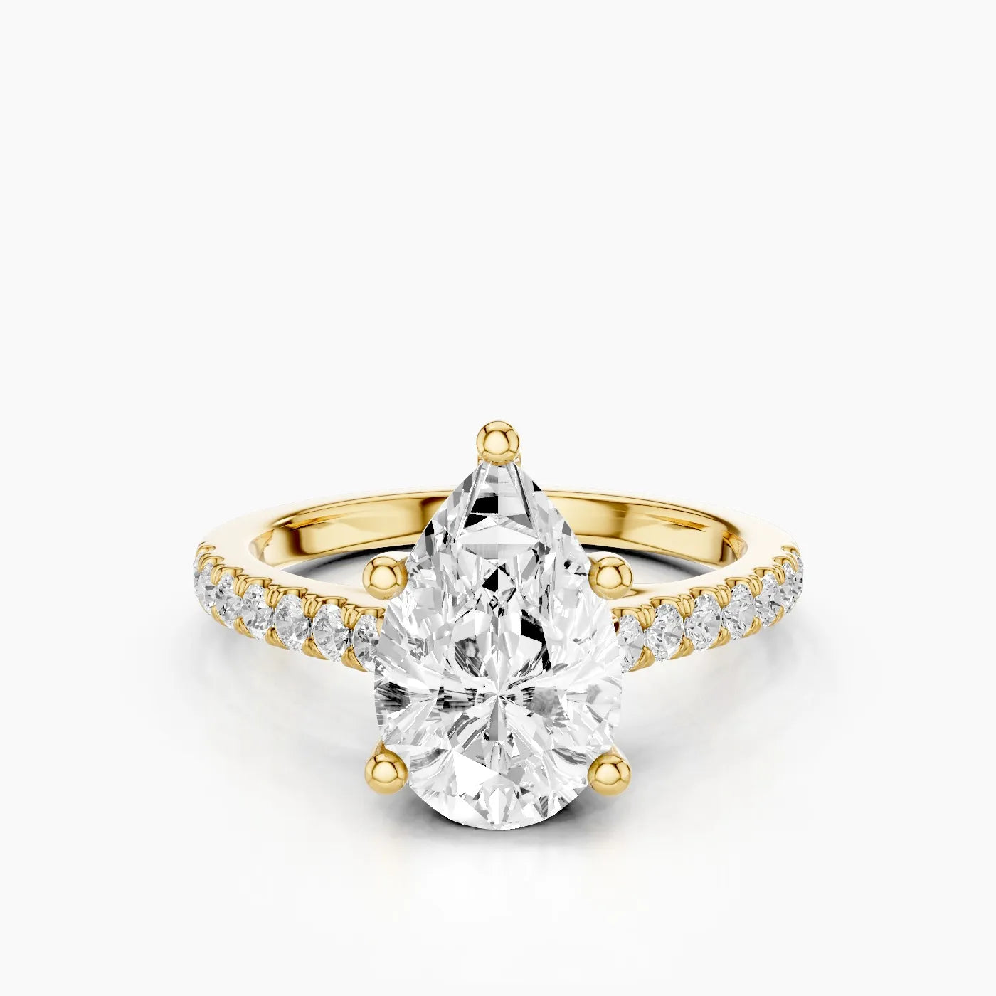 Elysia Anello di Fidanzamento Trellis Pavè Sublime con Diamanti Lab Grown