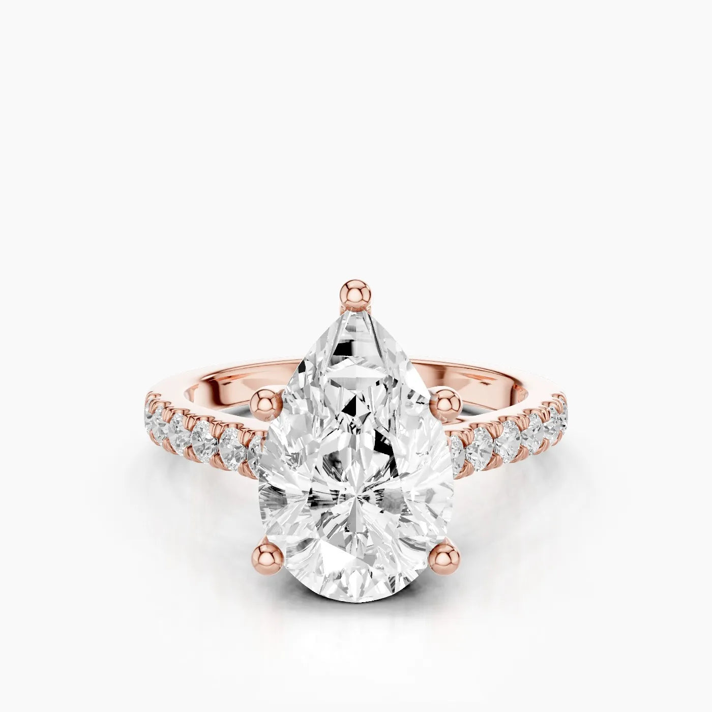 Elysia Anello di Fidanzamento Trellis Pavè Sublime con Diamanti Lab Grown