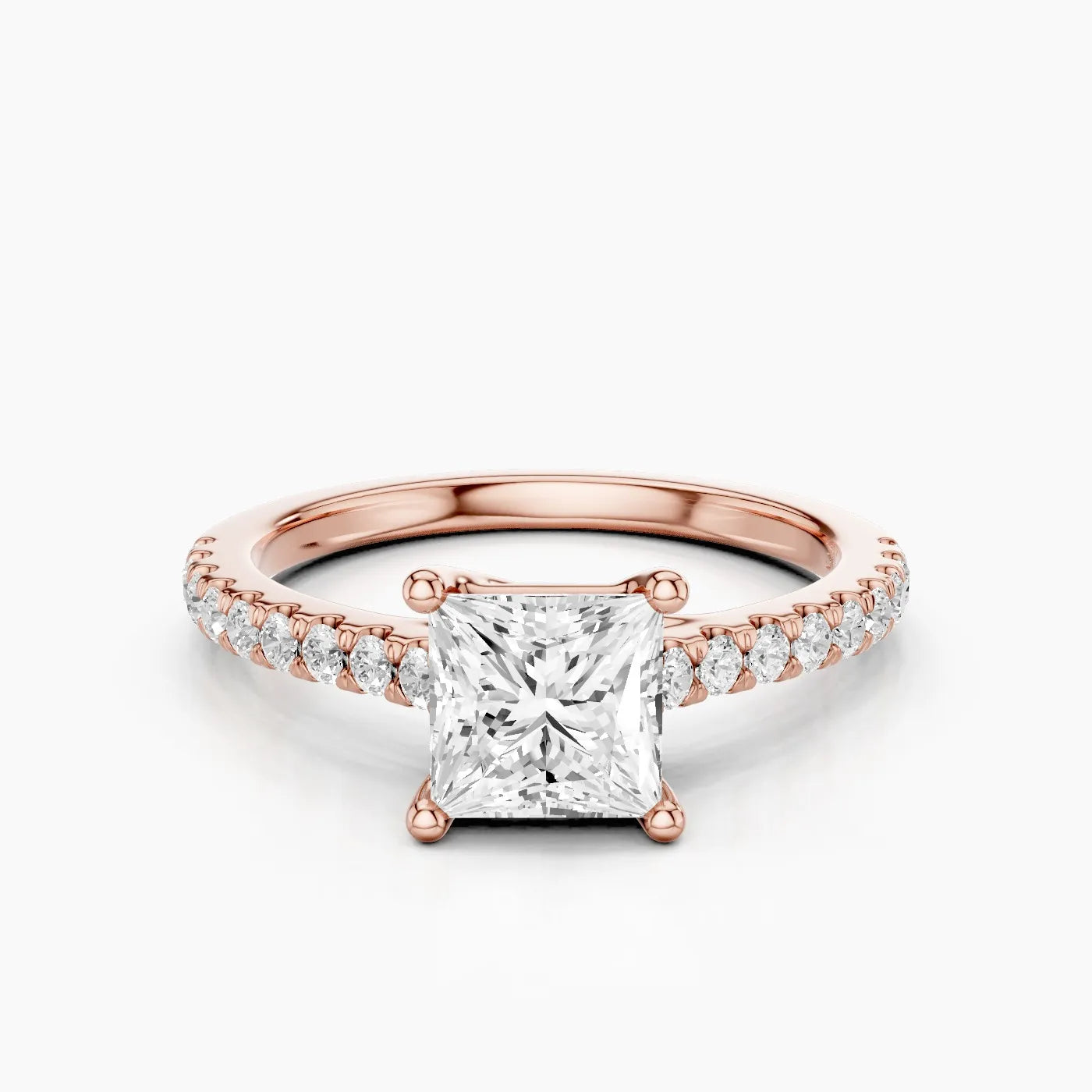 Elysia Anello di Fidanzamento Trellis Pavè Sublime con Diamanti Lab Grown