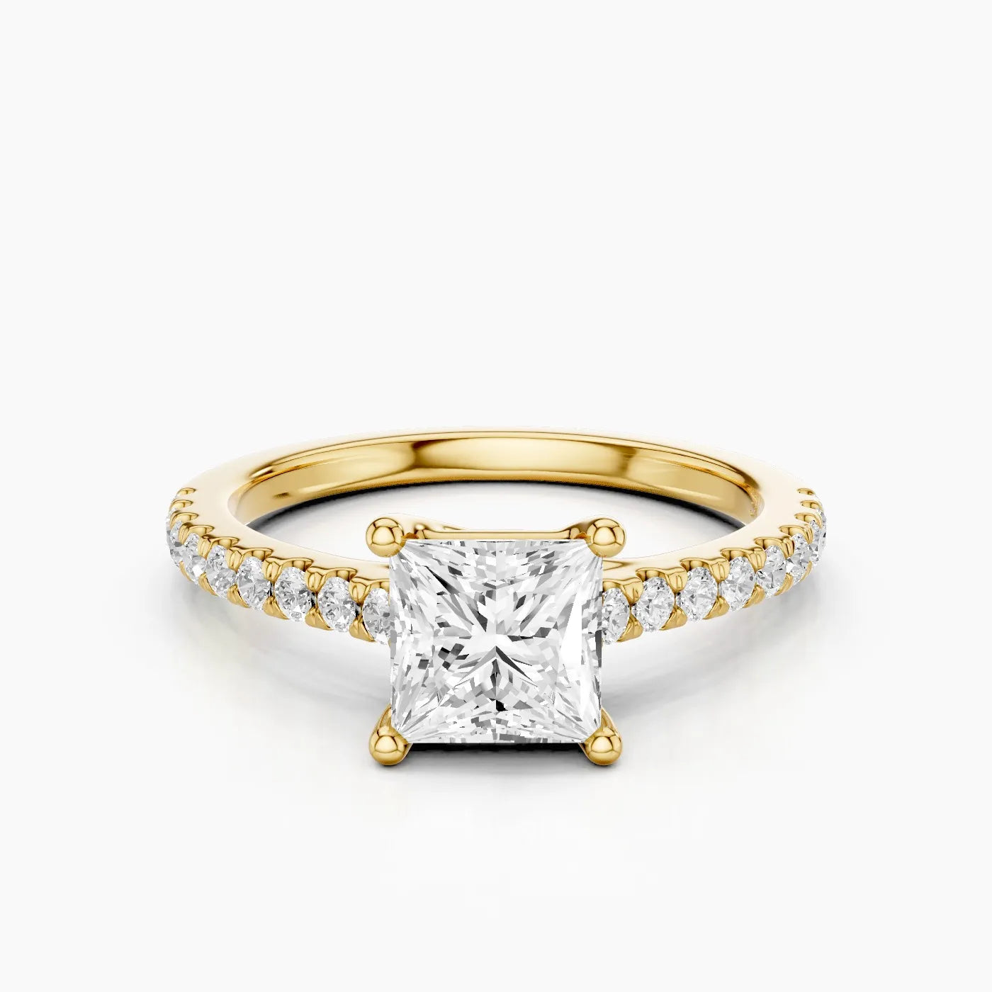 Elysia Anello di Fidanzamento Trellis Pavè Sublime con Diamanti Lab Grown
