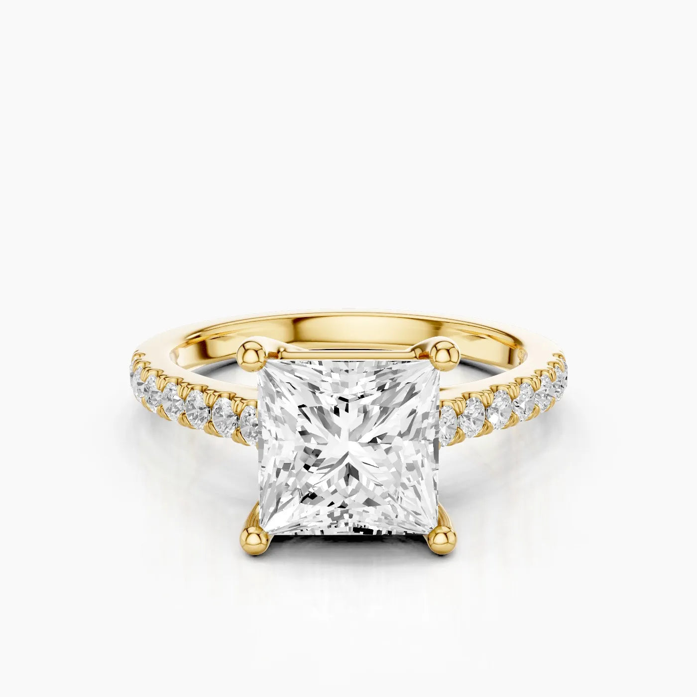 Elysia Anello di Fidanzamento Trellis Pavè Sublime con Diamanti Lab Grown