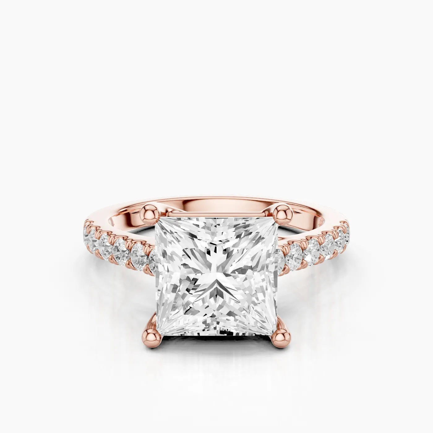 Elysia Anello di Fidanzamento Trellis Pavè Sublime con Diamanti Lab Grown