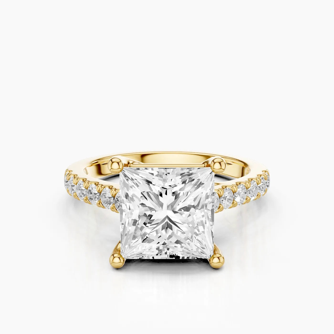 Elysia Anello di Fidanzamento Trellis Pavè Sublime con Diamanti Lab Grown
