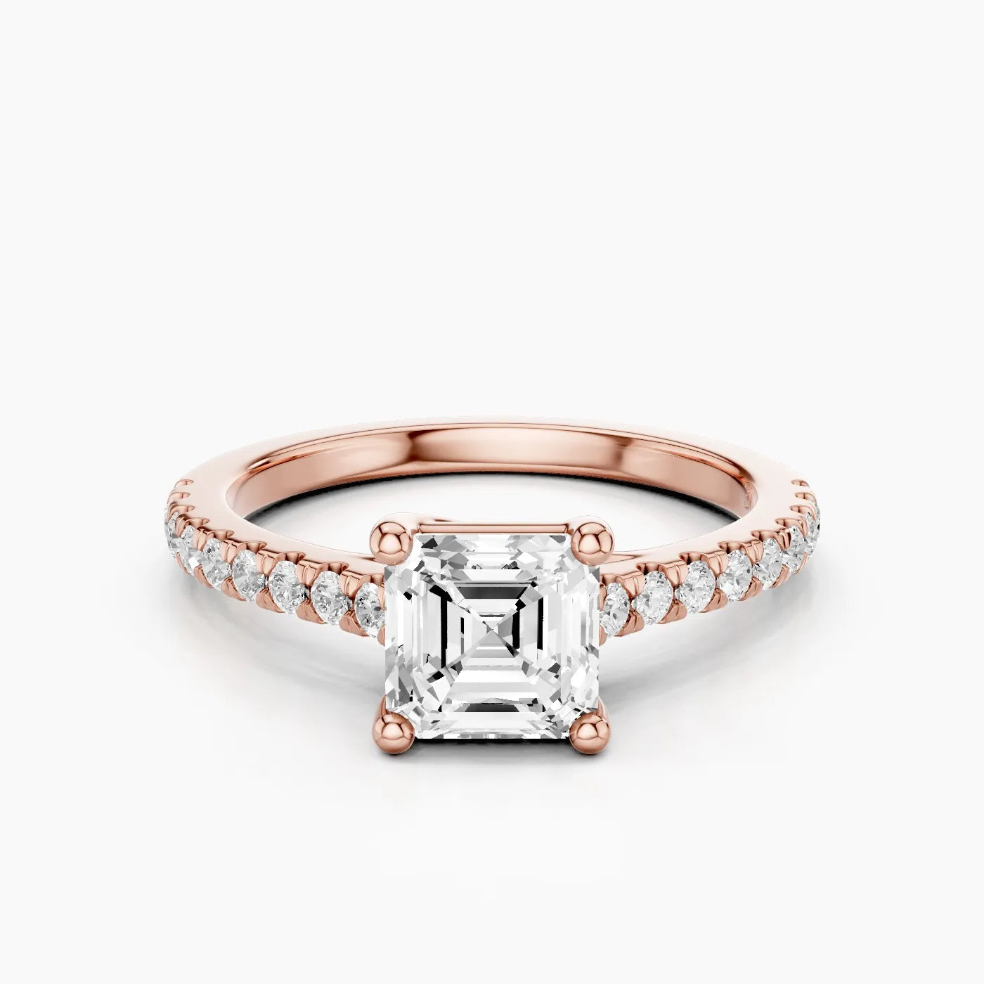 Elysia Anello di Fidanzamento Trellis Pavè Sublime con Diamanti Lab Grown