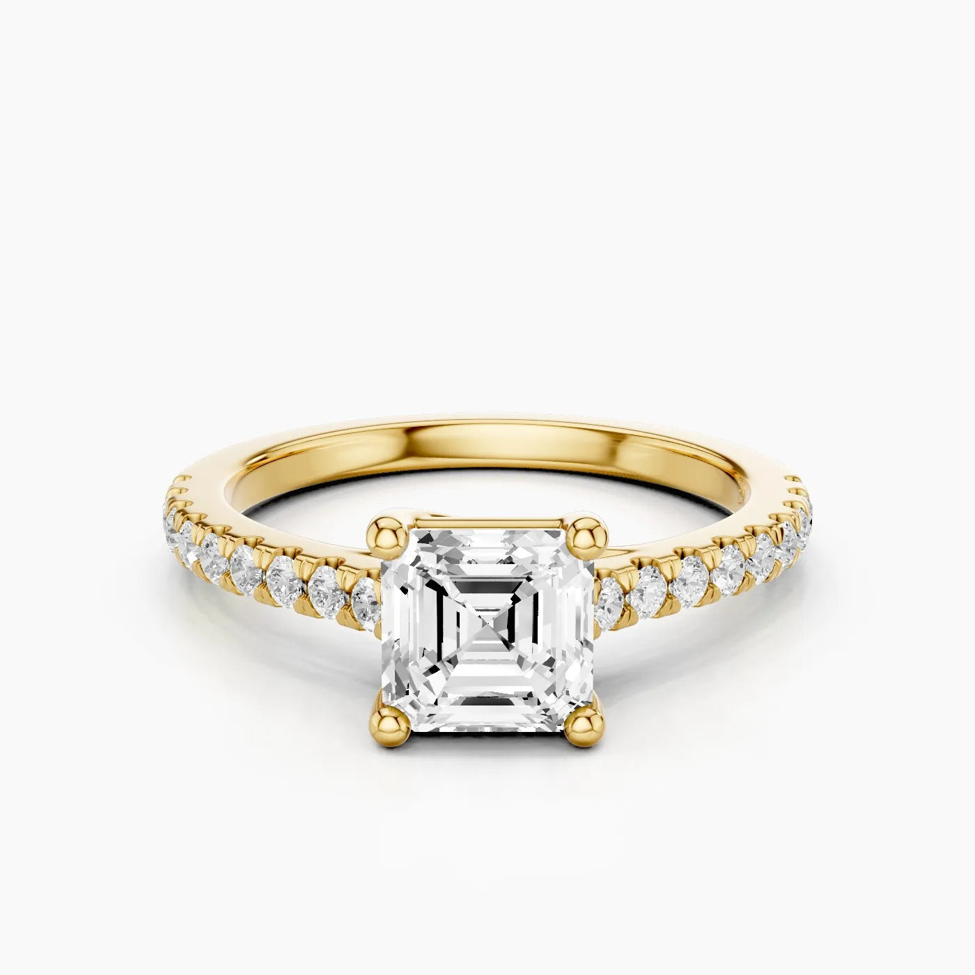 Elysia Anello di Fidanzamento Trellis Pavè Sublime con Diamanti Lab Grown