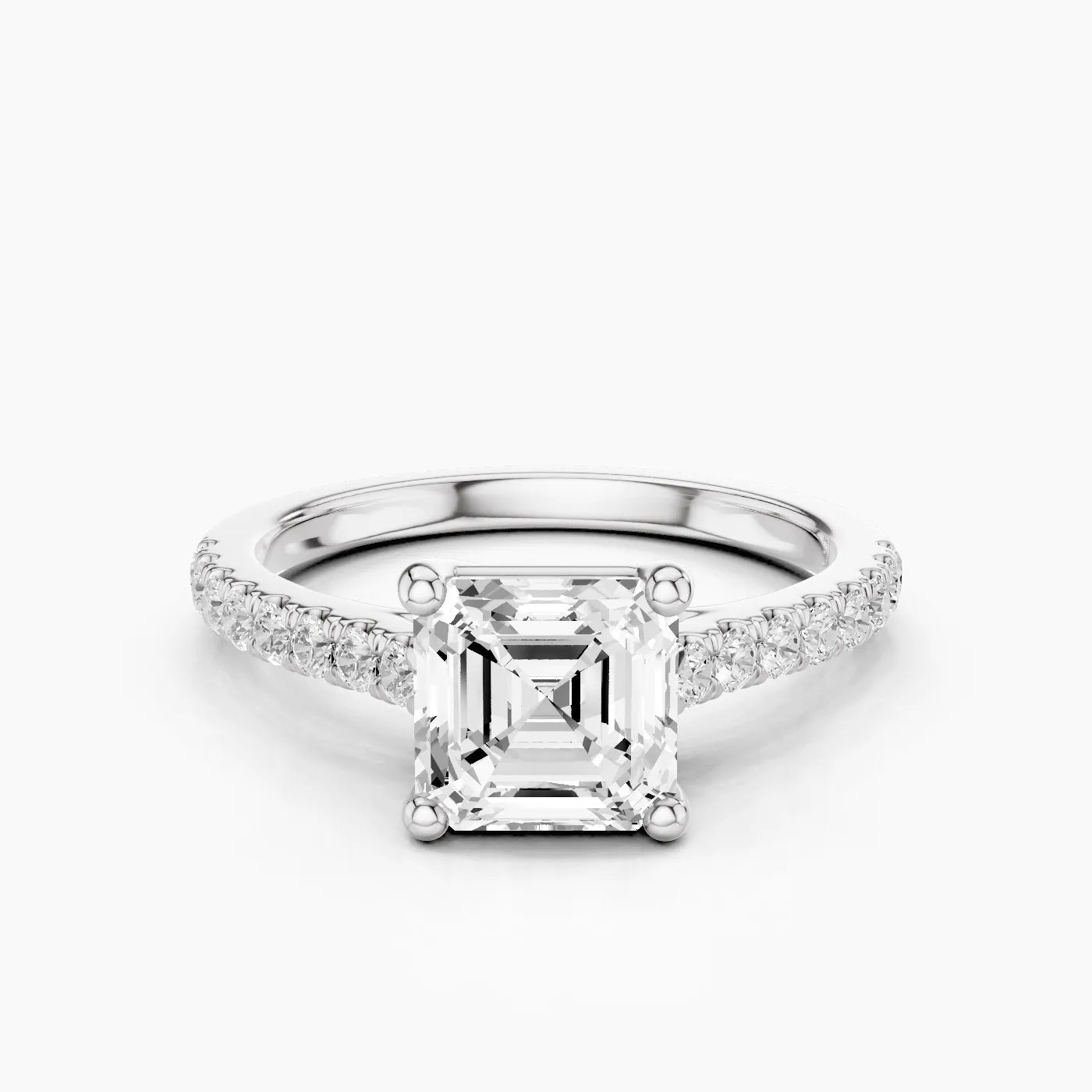 Elysia Anello di Fidanzamento Trellis Pavè Sublime con Diamanti Lab Grown