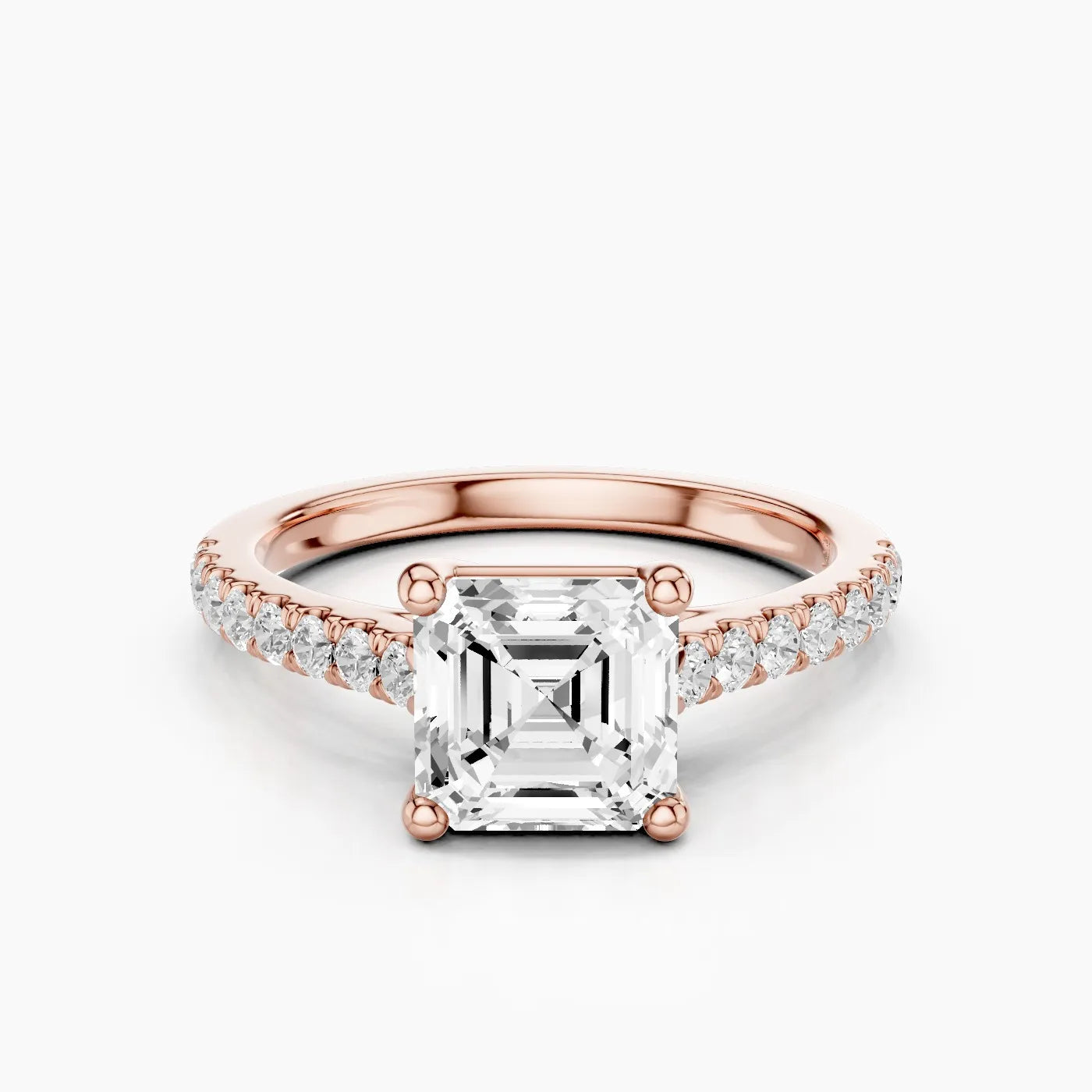 Elysia Anello di Fidanzamento Trellis Pavè Sublime con Diamanti Lab Grown