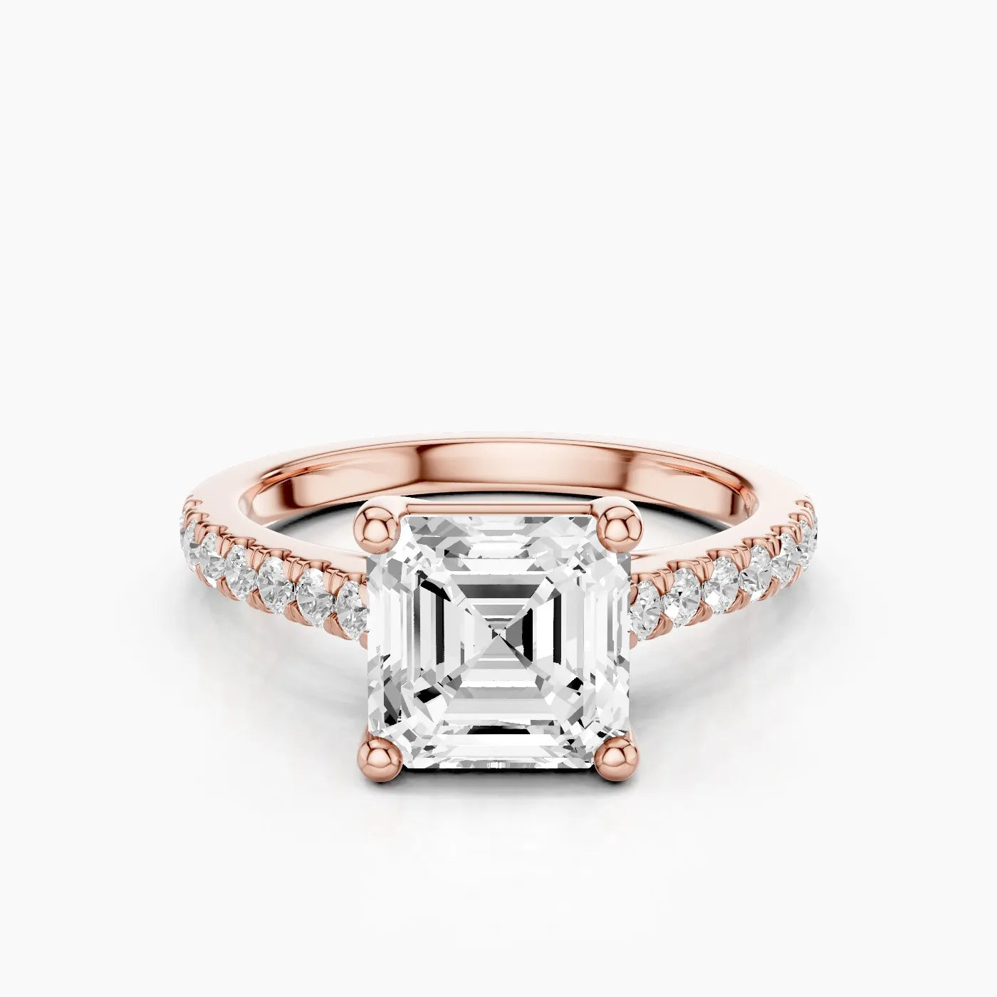Elysia Anello di Fidanzamento Trellis Pavè Sublime con Diamanti Lab Grown