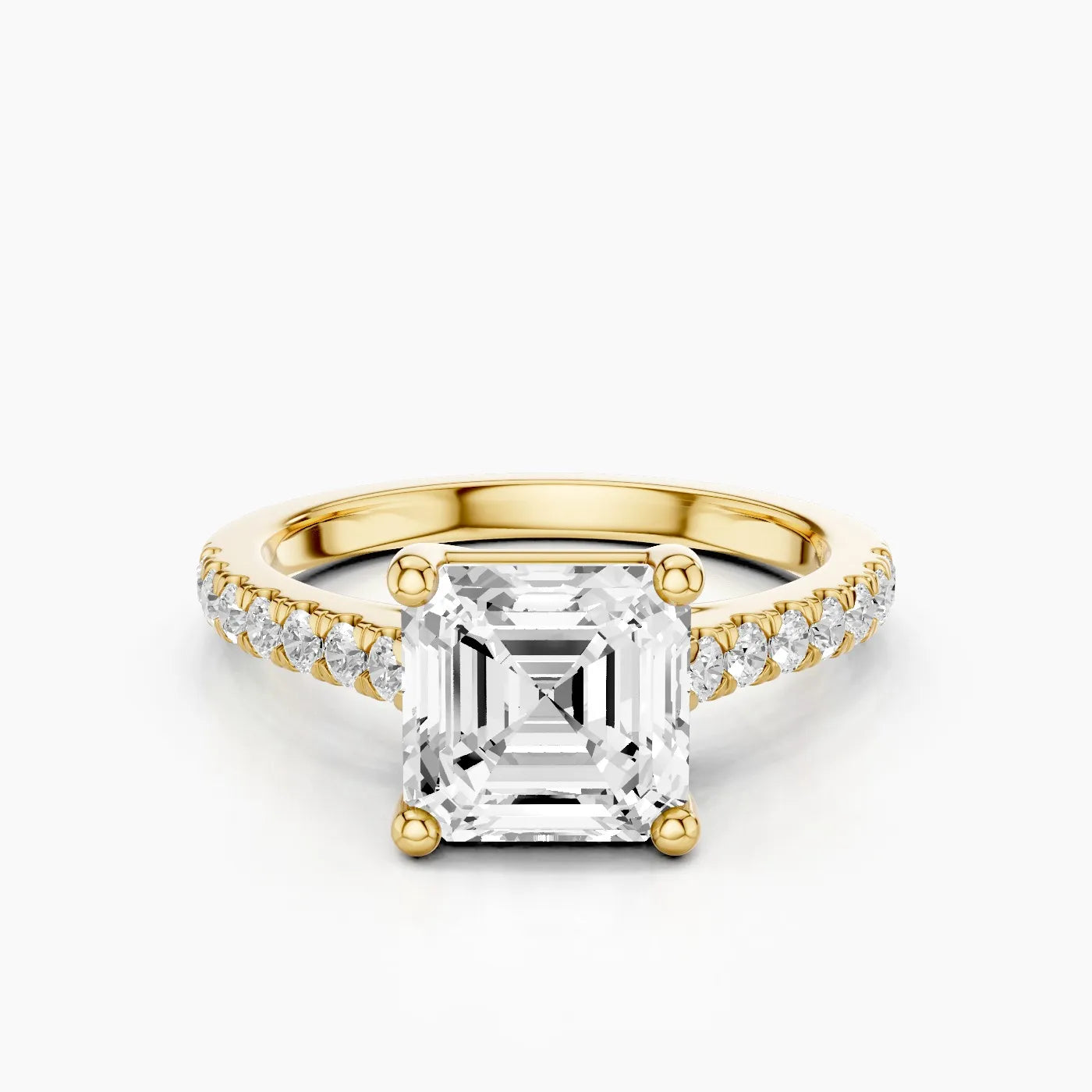 Elysia Anello di Fidanzamento Trellis Pavè Sublime con Diamanti Lab Grown
