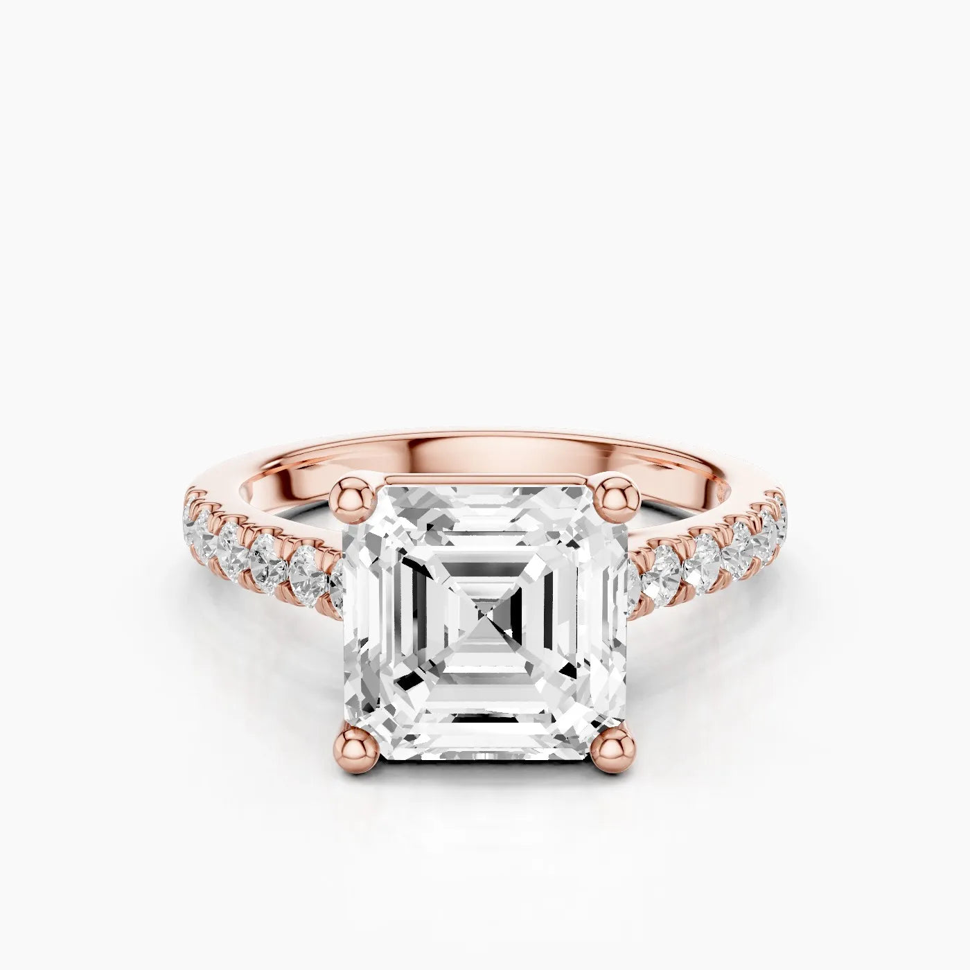 Elysia Anello di Fidanzamento Trellis Pavè Sublime con Diamanti Lab Grown