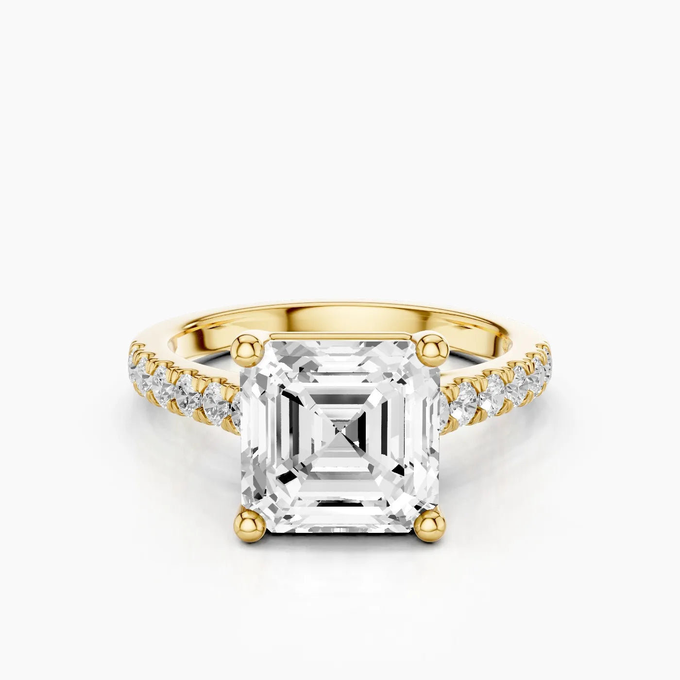 Elysia Anello di Fidanzamento Trellis Pavè Sublime con Diamanti Lab Grown