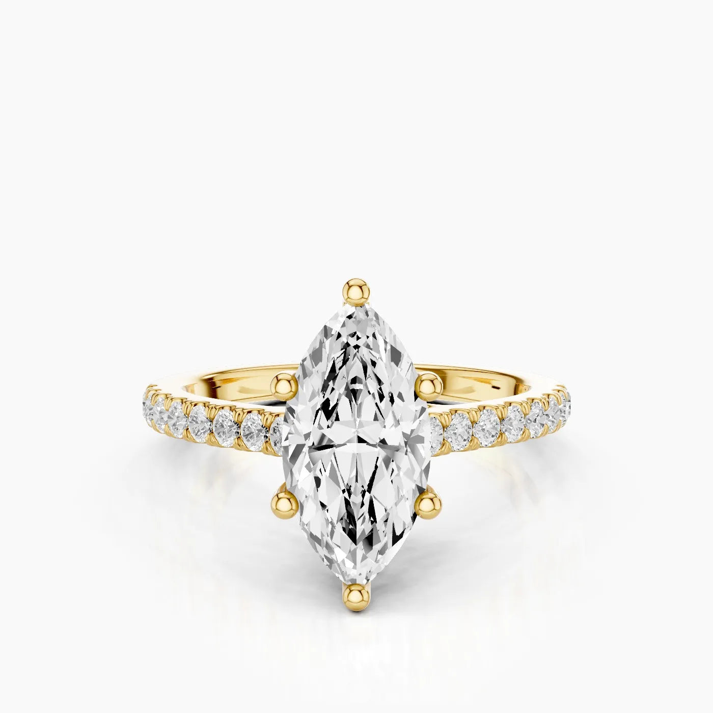 Elysia Anello di Fidanzamento Trellis Pavè Sublime con Diamanti Lab Grown