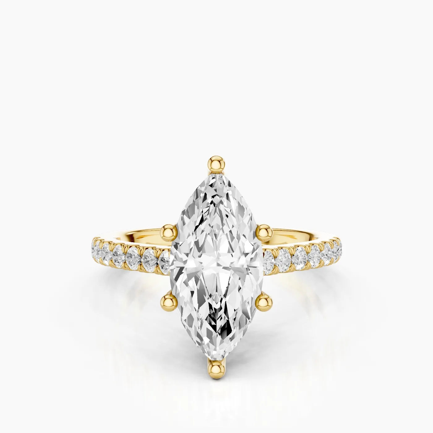 Elysia Anello di Fidanzamento Trellis Pavè Sublime con Diamanti Lab Grown