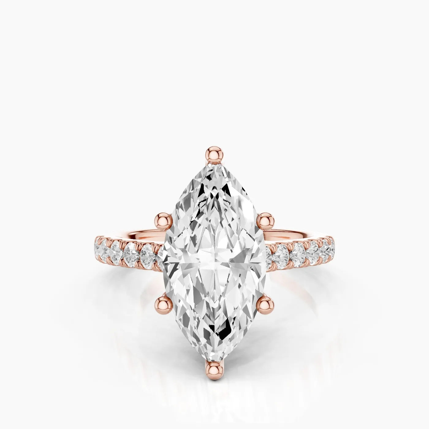 Elysia Anello di Fidanzamento Trellis Pavè Sublime con Diamanti Lab Grown