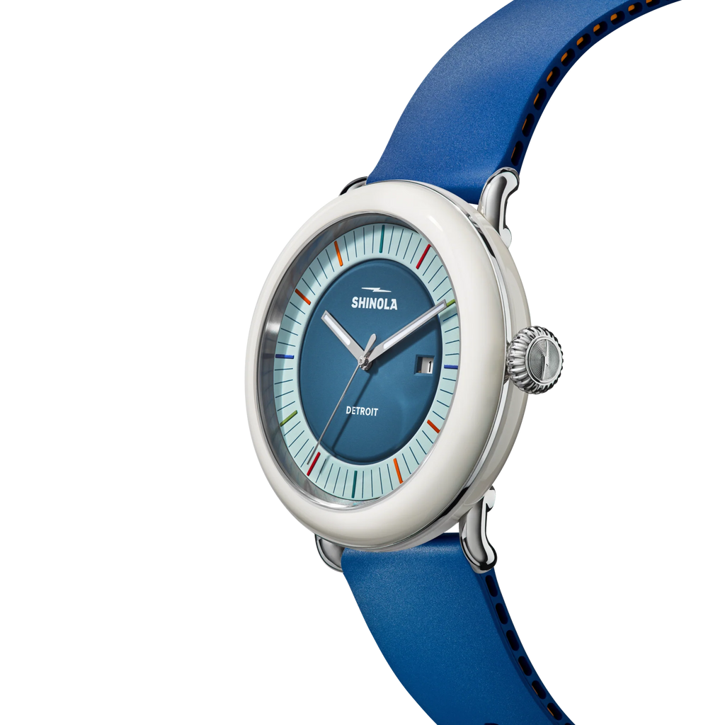 Detrola 3-Hand, Blue Dial (Limited Colour)