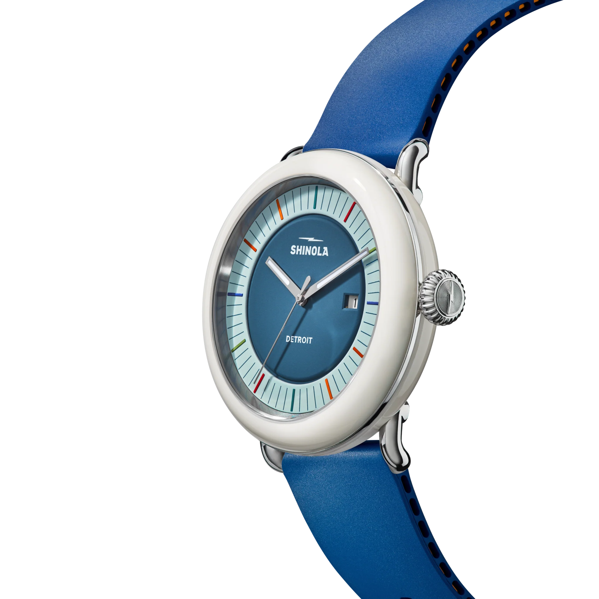 Detrola 3-Hand, Blue Dial (Limited Colour)