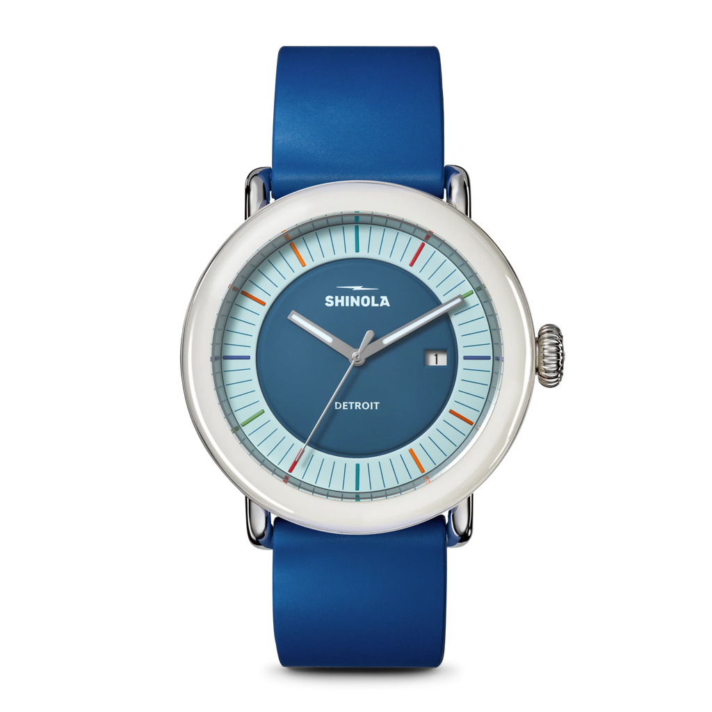 Detrola 3-Hand, Blue Dial (Limited Colour)