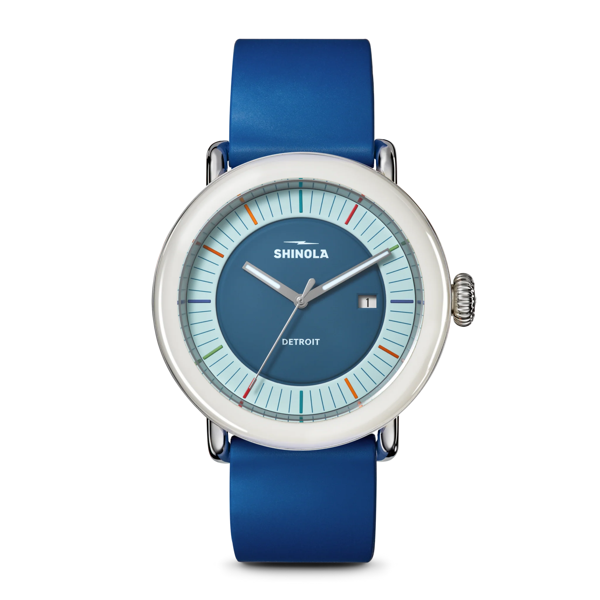 Detrola 3-Hand, Blue Dial (Limited Colour)