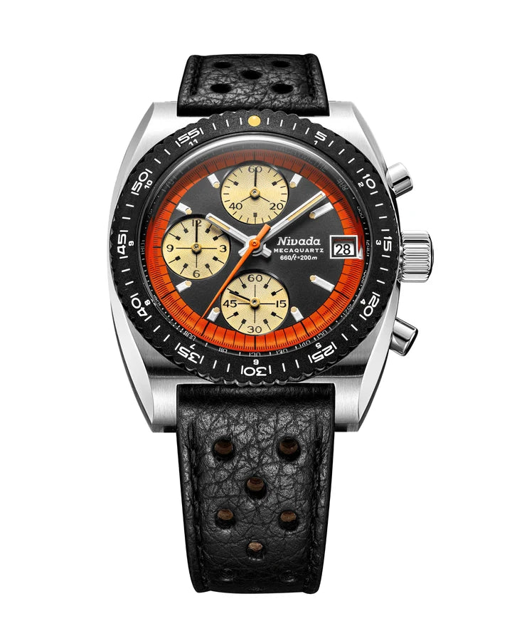 Autochron Orange Mecaquartz