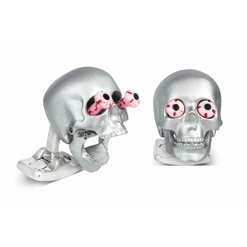 Popping Eye Skull Cufflinks