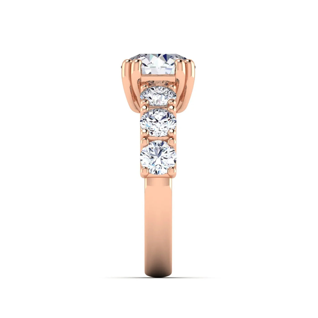 Diana Anello di Fidanzamento Pavé Riviera Luxury con Diamanti Naturali