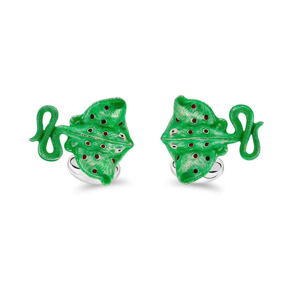 Silver Stingray Cufflinks