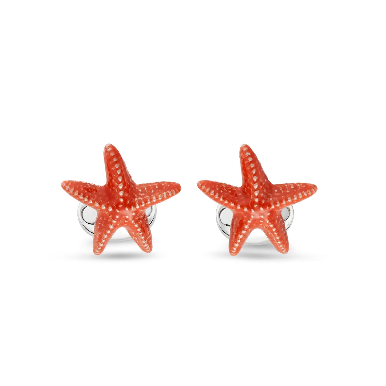 Silver Starfish Cufflinks