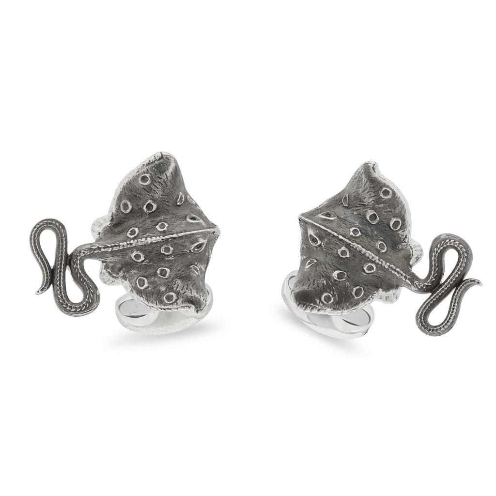 Silver Stingray Cufflinks