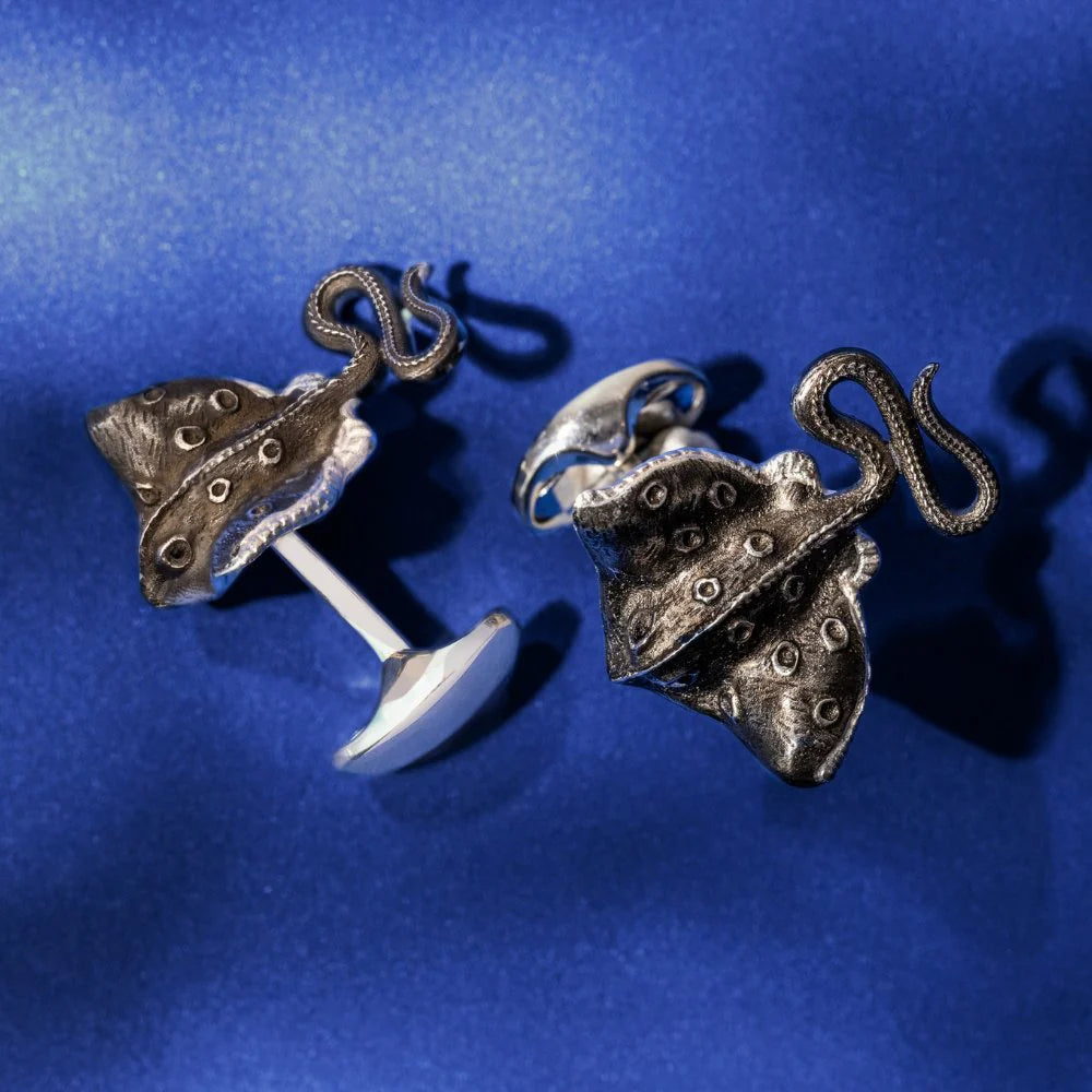 Silver Stingray Cufflinks