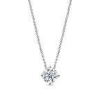 18 Karat Gold Diamond Solitaire Pendant