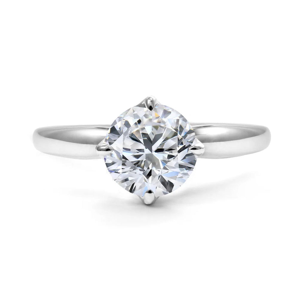18W Round Brilliant Clarity Signature Solitaire D VS2 LG