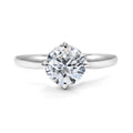 18W Round Brilliant Clarity Signature Solitaire D VS2 LG