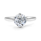 18W Round Brilliant Clarity Signature Solitaire D VS2 LG