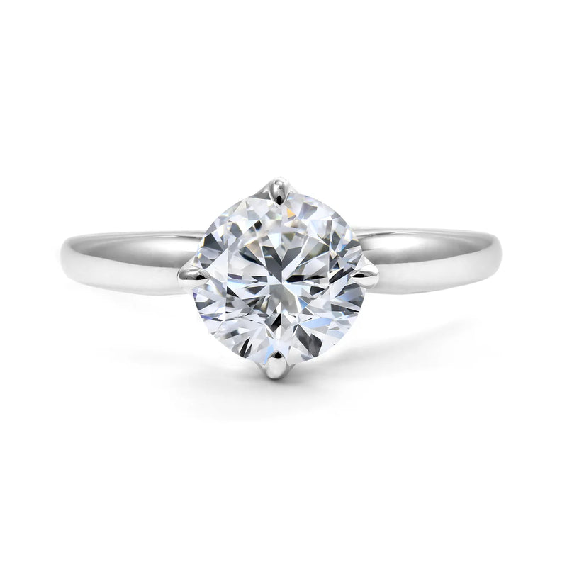 18W Round Brilliant Clarity Signature Solitaire D VS2 LG