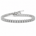 14 Karat White Gold Tennis Bracelet (12 points each)
