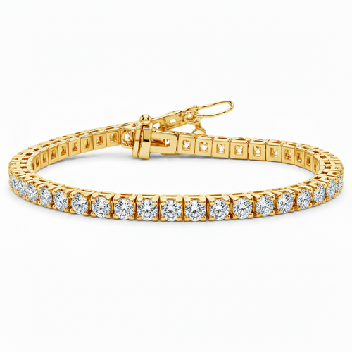 14 Karat White Gold Tennis Bracelet (12 points each)