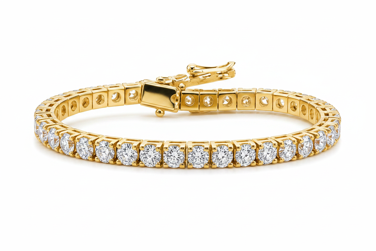 14 Karat White Gold Tennis Bracelet (20 points each)