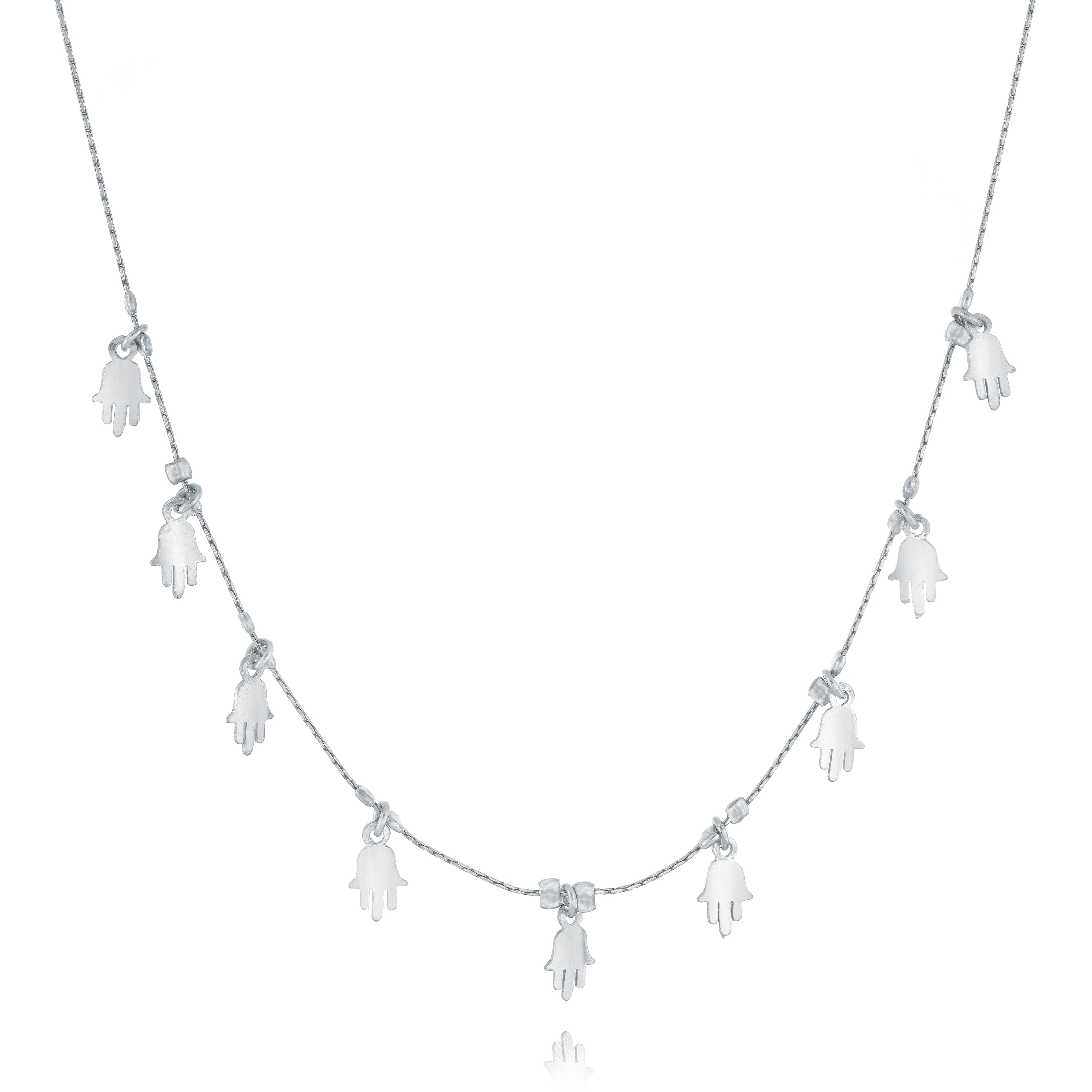 Vermeil Charm & Bead Station Necklaces, (Var) 16"