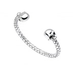 Silver Skull Bracelet (Torque)